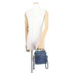 Chanel Chain Shoulder Bag Quilted CC Logo Vanity Denim — view 4