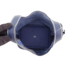 Hermes Handbag Picotin Lock PM Casaque Blue Saphir Bleu Brighton Silver — view 5