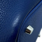 Hermes Handbag Picotin Lock PM Casaque Blue Saphir Bleu Brighton Silver — view 7
