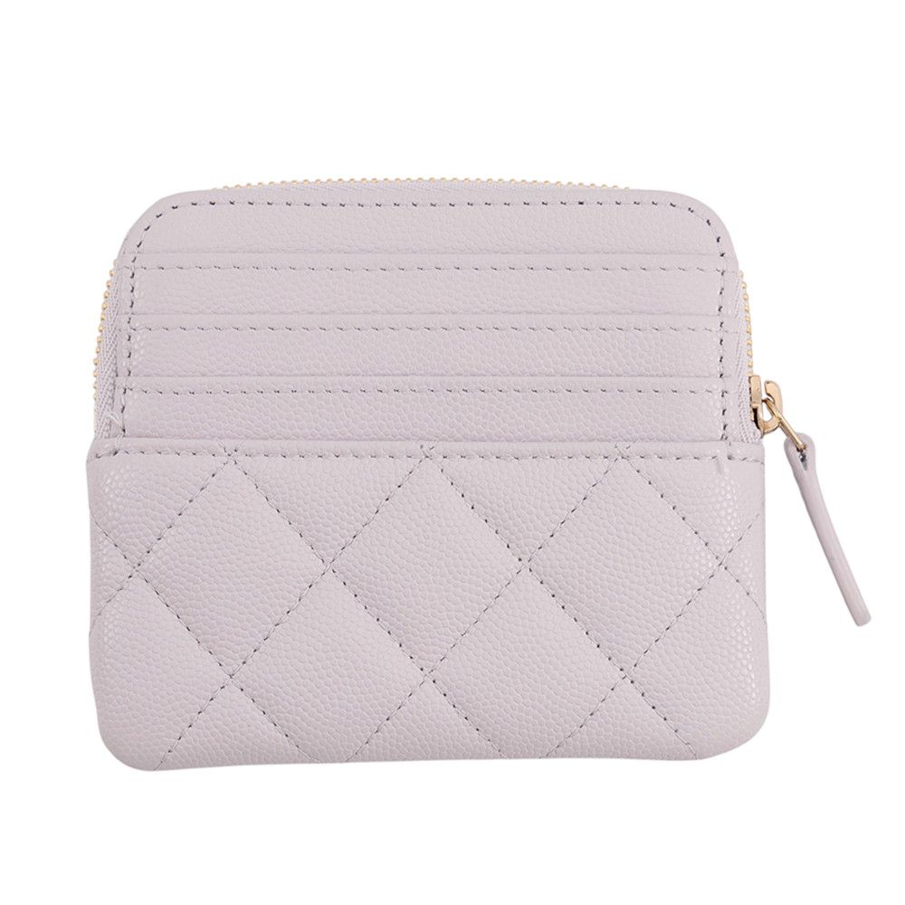 Chanel Coin Purse CC Logo Quilted Caviar Leather — view 3