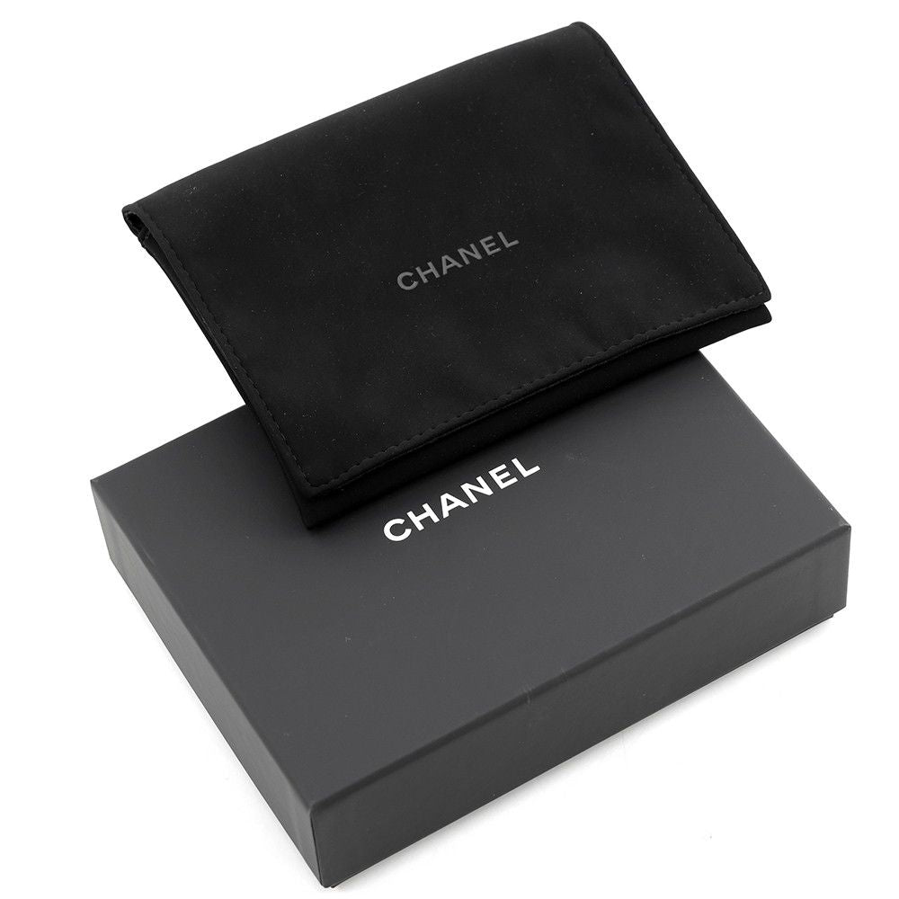 Chanel Coin Purse CC Logo Quilted Caviar Leather — view 6