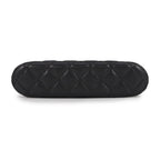 Chanel Chain Shoulder Bag CC Logo Classic Quilted Caviar Leather Black — view 3