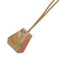 Hermes Long Necklace Clochette in and Out Biscuit Silver Swift with Key Ring