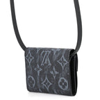 Louis Vuitton Trifold Wallet Monogram Pastel Pocket Organizer Black — view 2