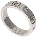 Gucci Icon Diamond Ring 18k White Gold