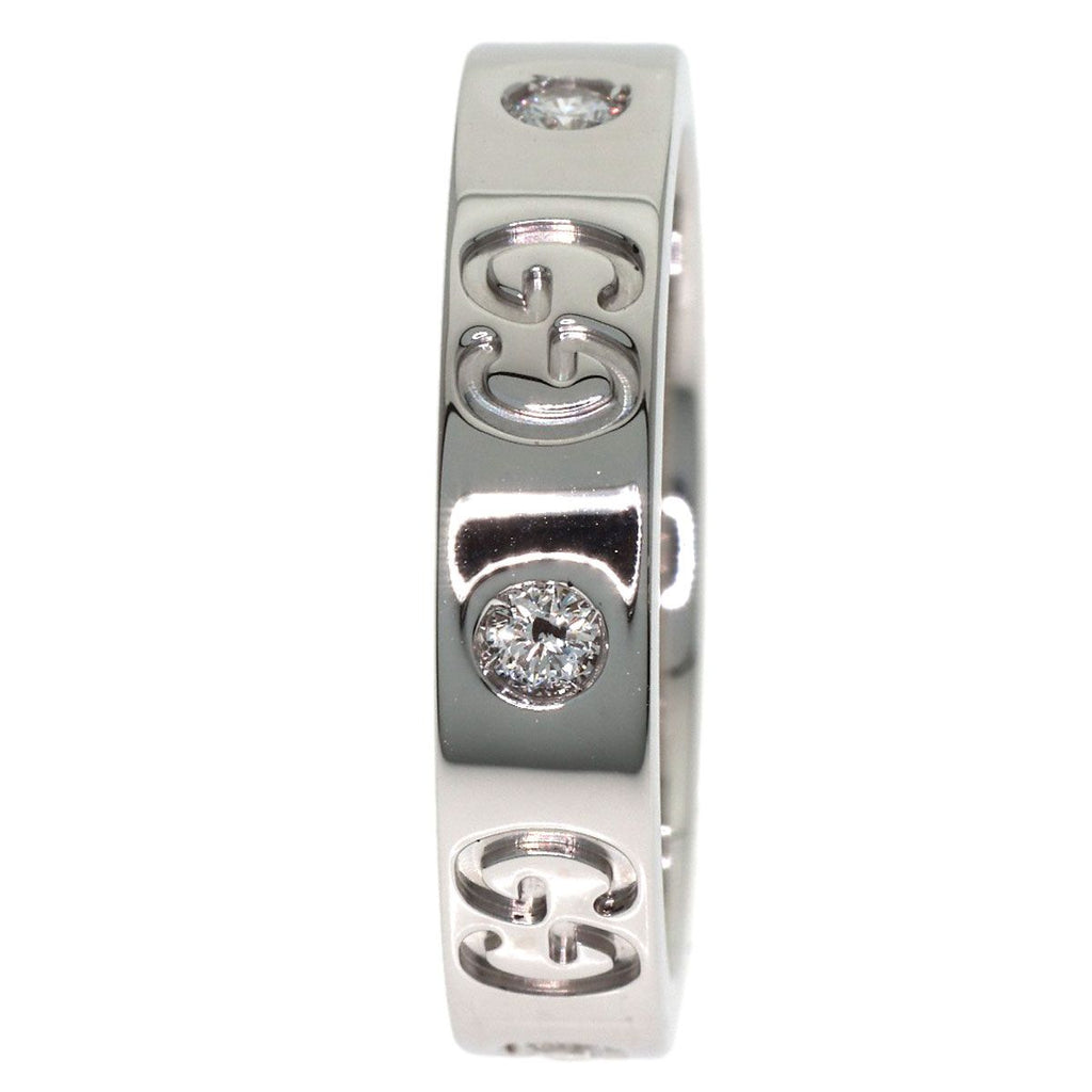 Gucci Icon Diamond Ring 18k White Gold — view 3