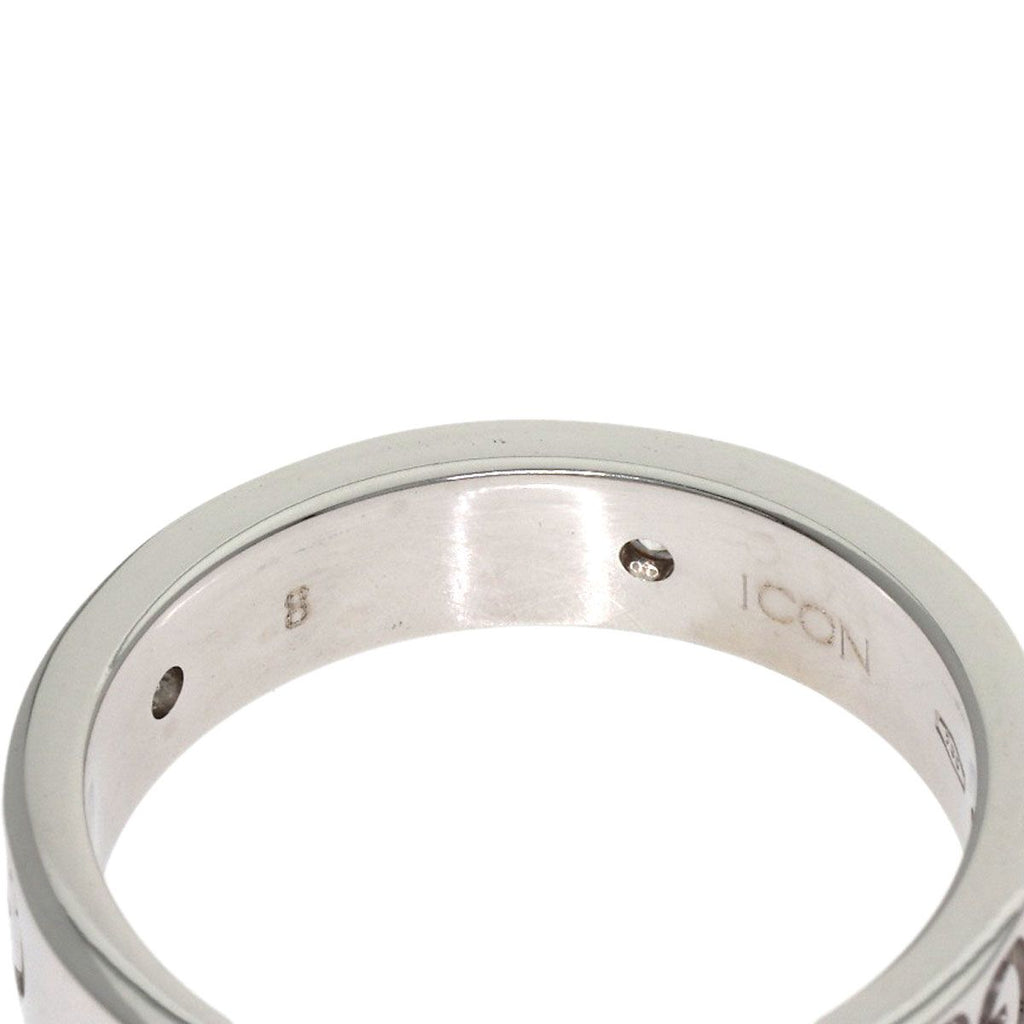 Gucci Icon Diamond Ring 18k White Gold — view 5