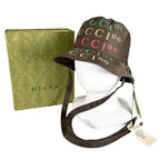 Gucci Anniversary Model Reversible Bucket Hat Brown — view 2