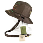 Gucci Anniversary Model Reversible Bucket Hat Brown — view 5