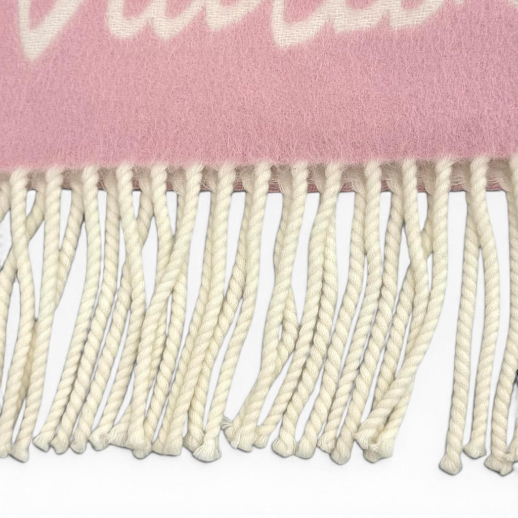Louis Vuitton Scarf Fluffy Glam Wool Alpaca Blend Fringe 200 25 — view 6