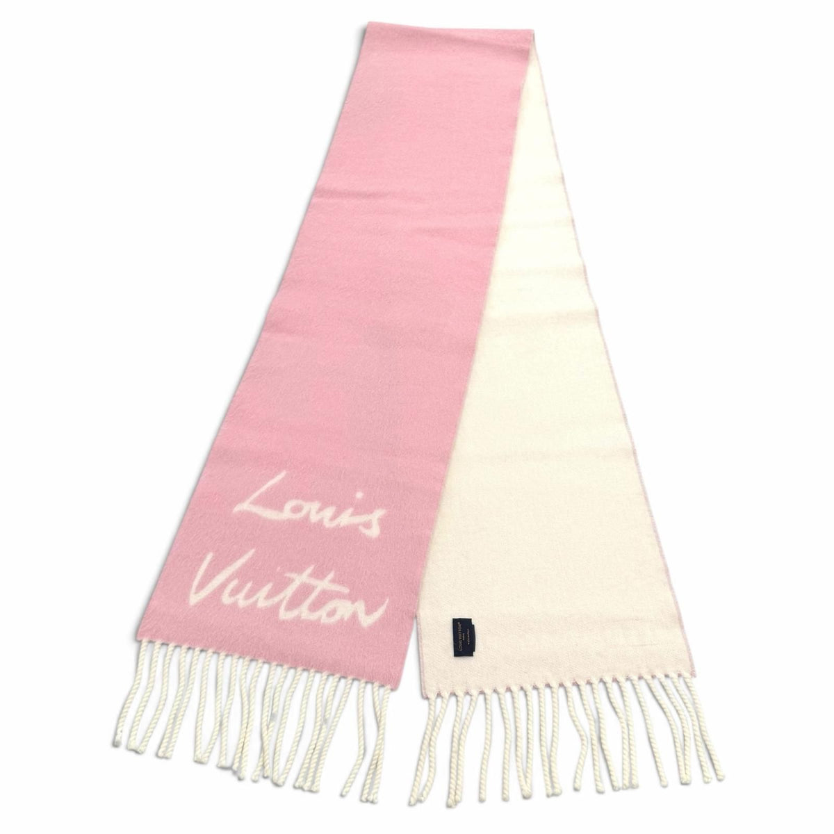 Louis Vuitton Scarf Fluffy Glam Wool Alpaca Blend Fringe 200 25 — view 4