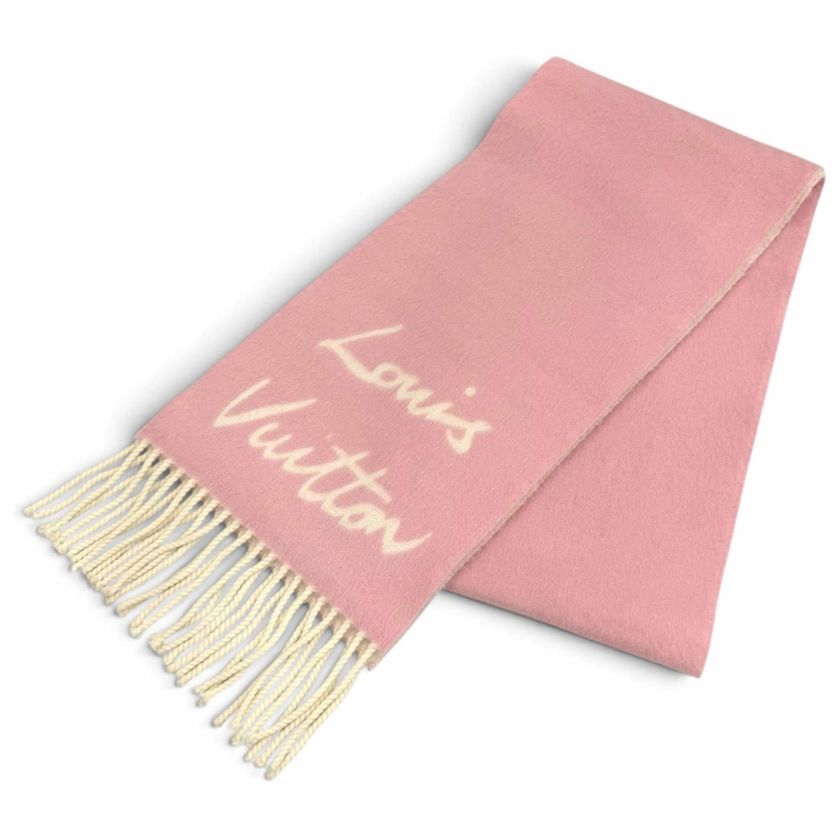 Louis Vuitton Scarf Fluffy Glam Wool Alpaca Blend Fringe 200 25