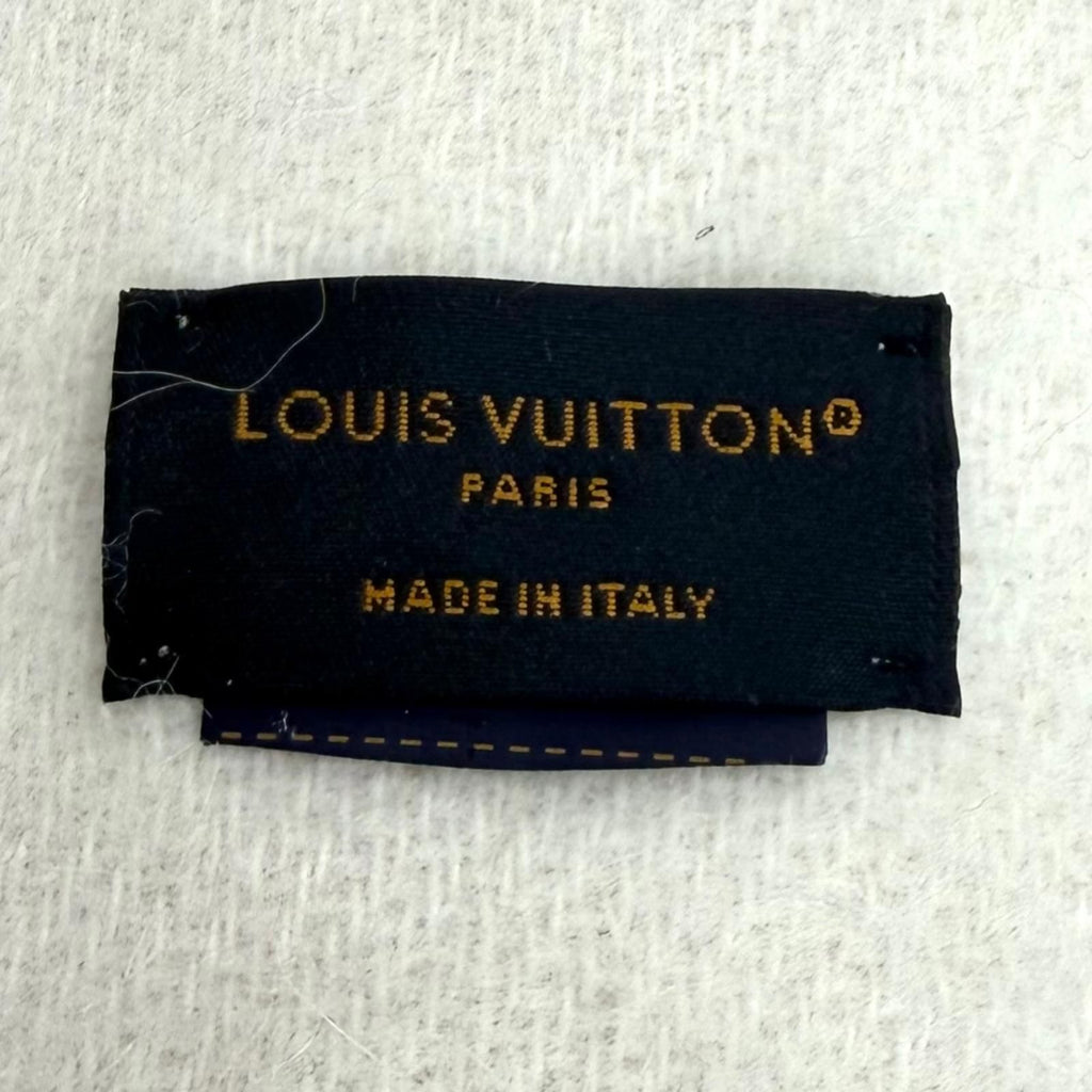 Louis Vuitton Scarf Fluffy Glam Wool Alpaca Blend Fringe 200 25 — view 8