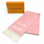 Louis Vuitton Scarf Fluffy Glam Wool Alpaca Blend Fringe 200 25 — view 2