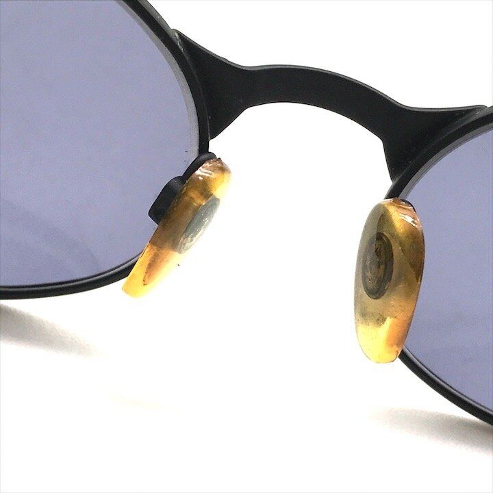 Chanel CC Logo Sunglasses Eyewear Round Black Metal — view 8