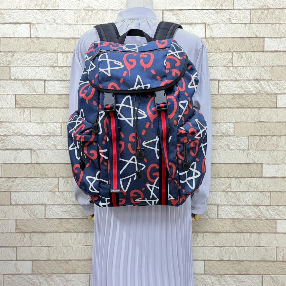 Gucci Ghost Backpack Nylon Canvas — view 2