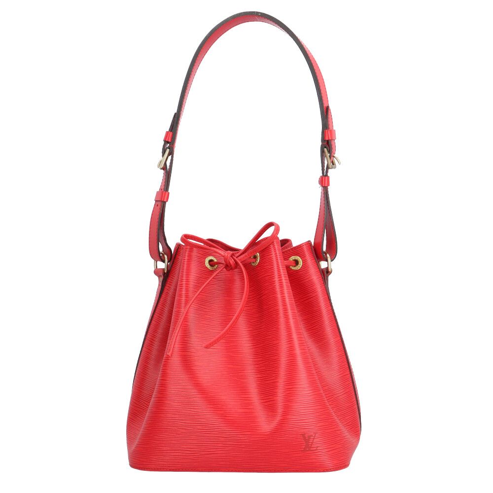Louis Vuitton Petit Noe Epi Shoulder Bag Red