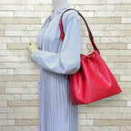 Louis Vuitton Petit Noe Epi Shoulder Bag Red — view 2