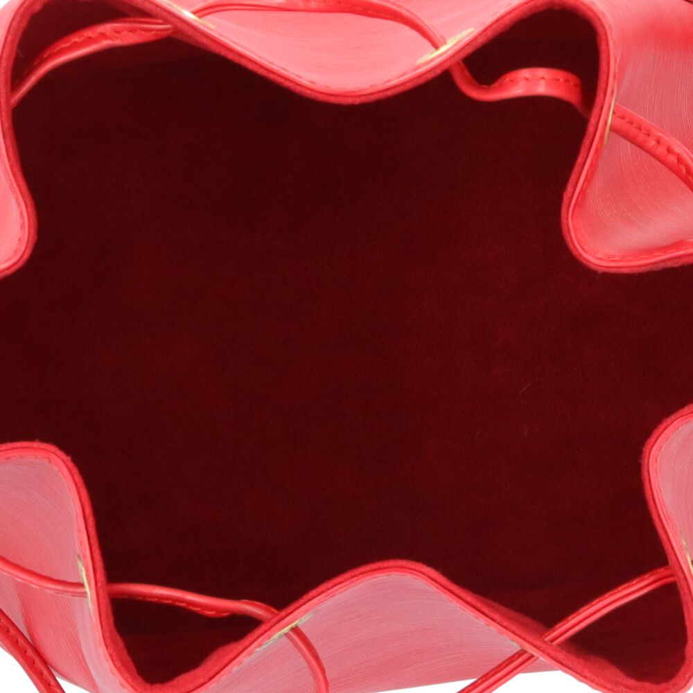Louis Vuitton Petit Noe Epi Shoulder Bag Red — view 6