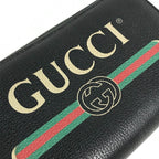 Gucci Wallet Logo GG Leather Black — view 2