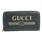 Gucci Wallet Logo GG Leather Black