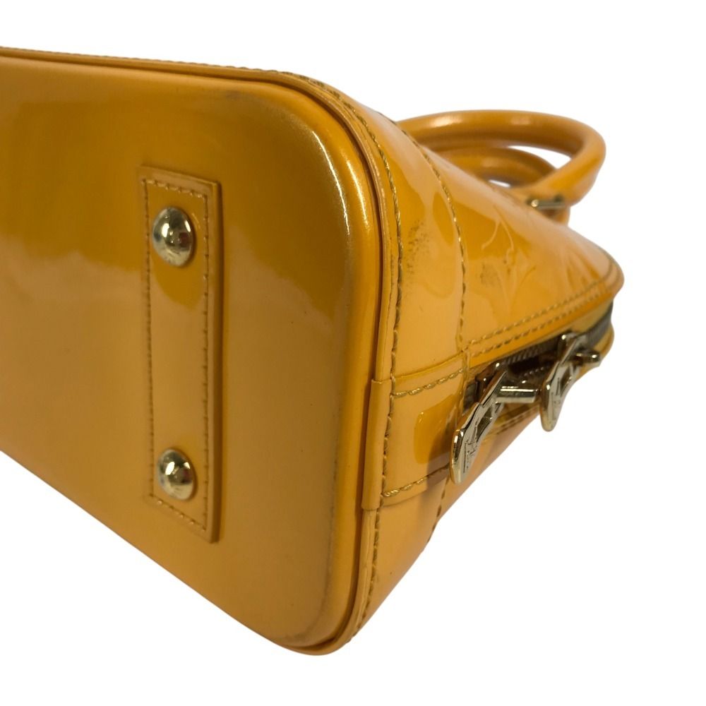 Louis Vuitton Handbag Alma BB Monogram Vernis Jaune Passion Yellow — view 6