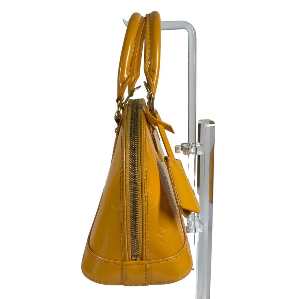 Louis Vuitton Handbag Alma BB Monogram Vernis Jaune Passion Yellow — view 4