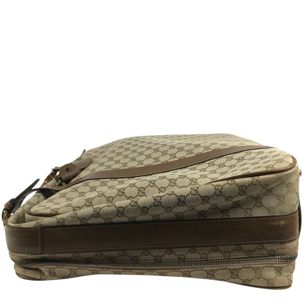 Gucci Boston Bag GG Extra Large Vintage Supreme Canvas Beige — view 5