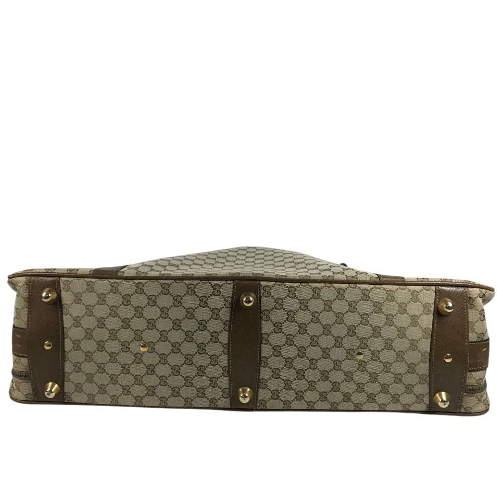 Gucci Boston Bag GG Extra Large Vintage Supreme Canvas Beige — view 6