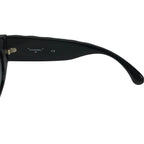 Chanel Sunglasses Logo CC Quilted Acetate Black Eyewear — view 8