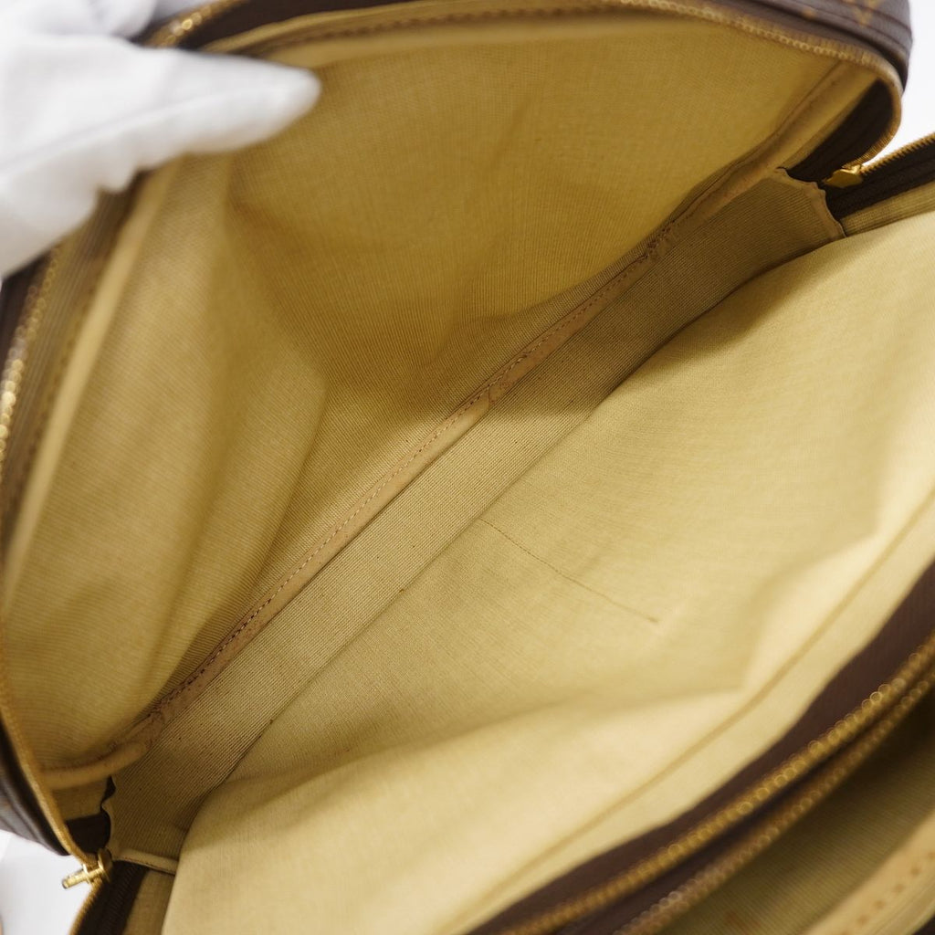 Louis Vuitton Shoulder Bag Monogram Reporter GM Brown — view 4