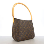 Louis Vuitton Shoulder Bag Monogram Looping MM Brown — view 2