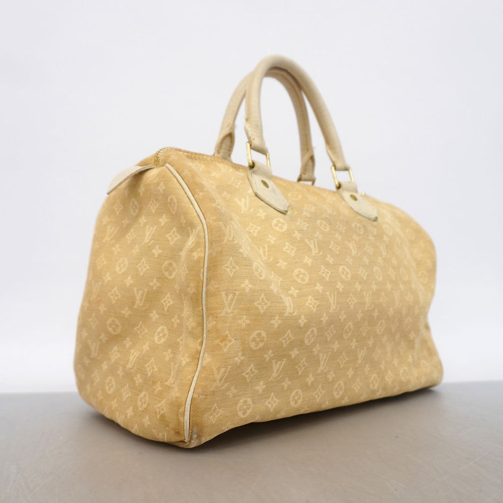 Louis Vuitton Handbag Monogram Mini Lin Speedy 30 Dune — view 2