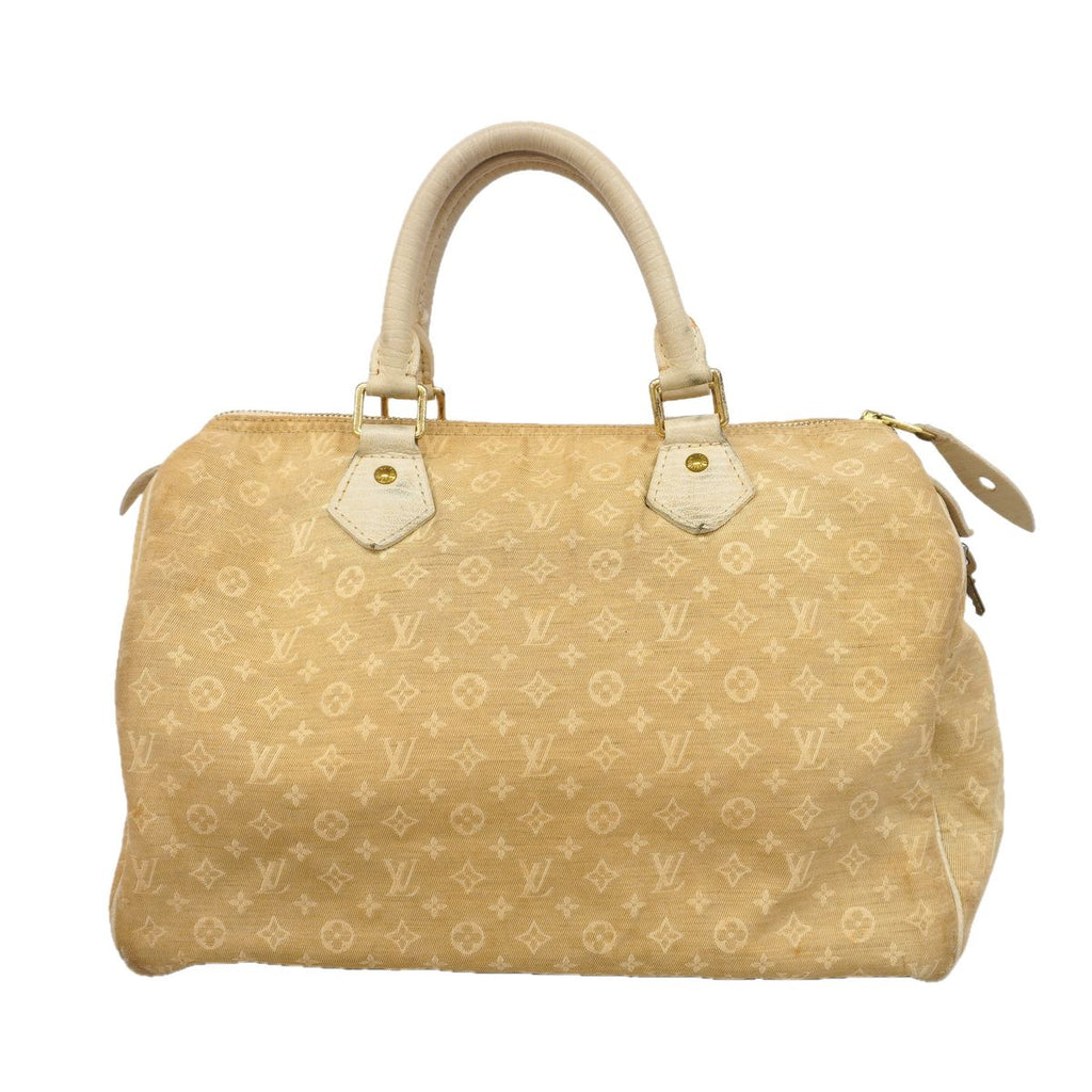 Louis Vuitton Handbag Monogram Mini Lin Speedy 30 Dune