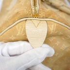 Louis Vuitton Handbag Monogram Mini Lin Speedy 30 Dune — view 5