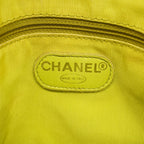 Chanel Shoulder Bag Caviar Leather Lime Yellow Gold — view 5