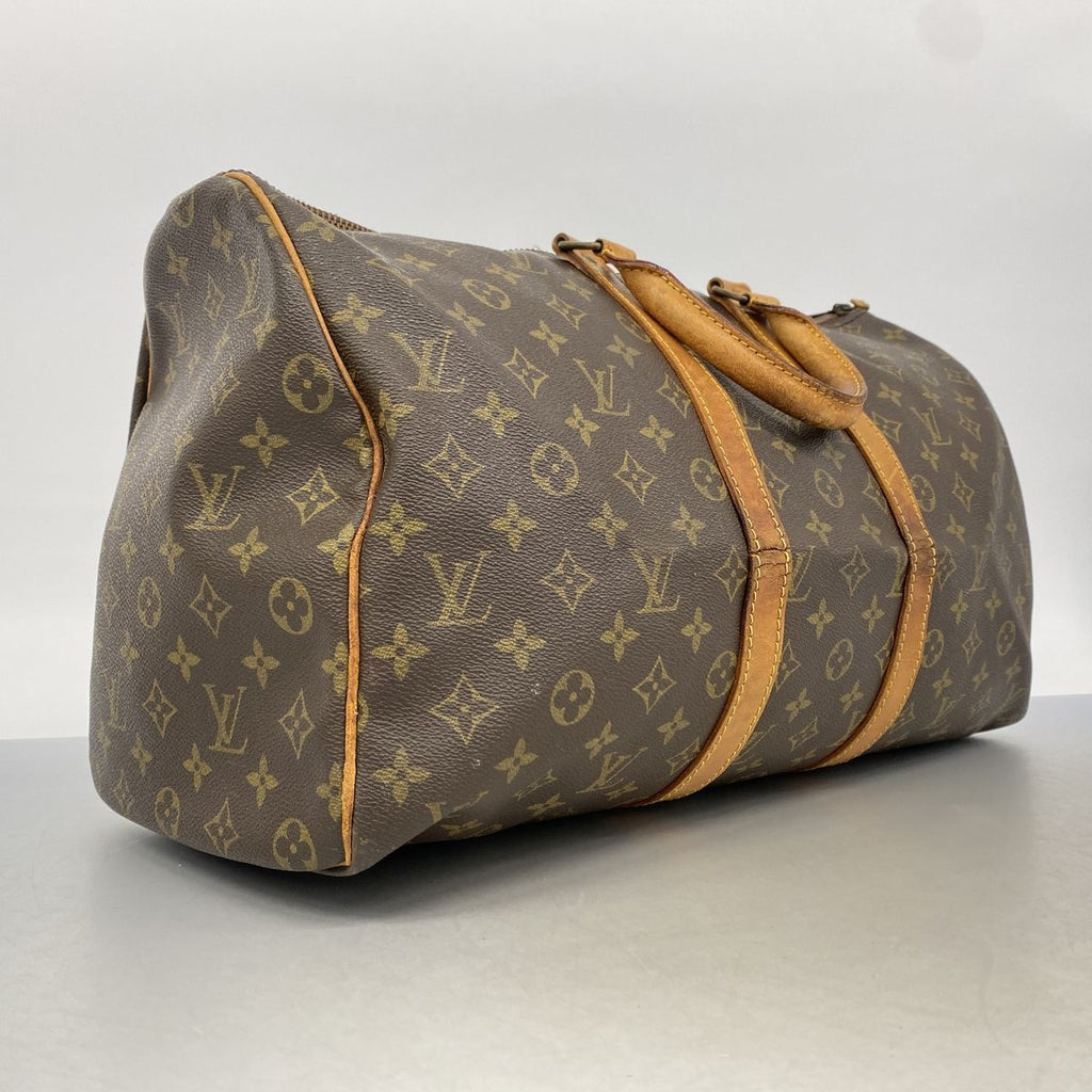 Louis Vuitton Boston Bag Monogram Keepall 45 Brown — view 2
