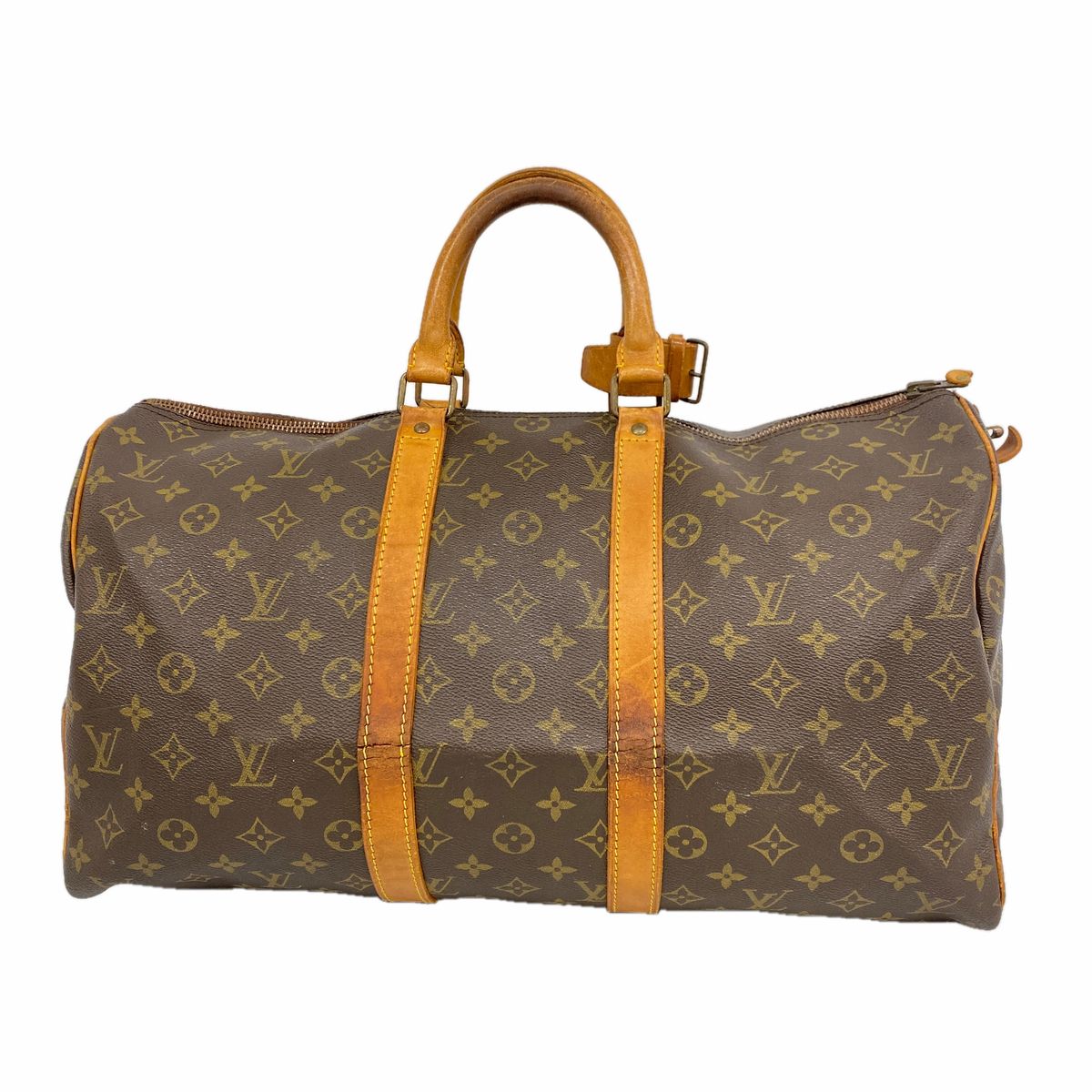 Louis Vuitton Boston Bag Monogram Keepall 45 Brown