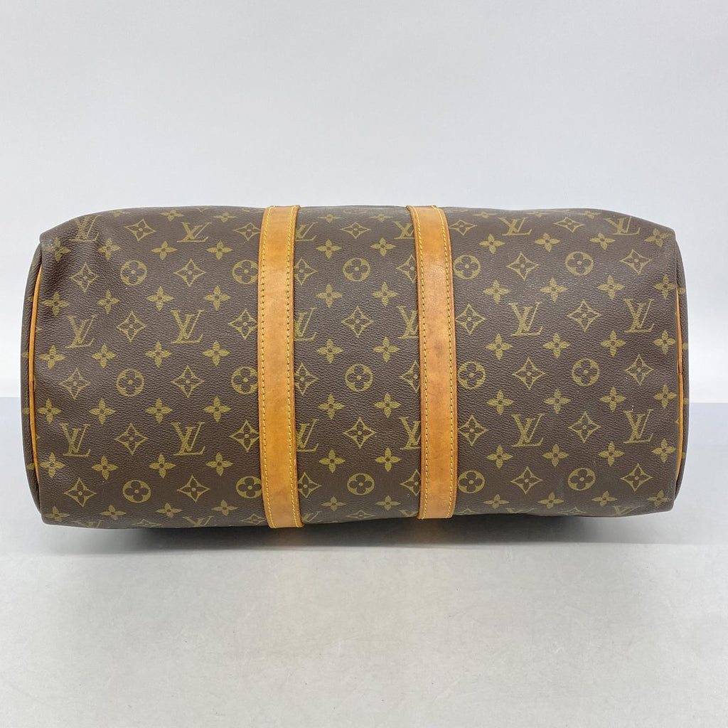 Louis Vuitton Boston Bag Monogram Keepall 45 Brown — view 3