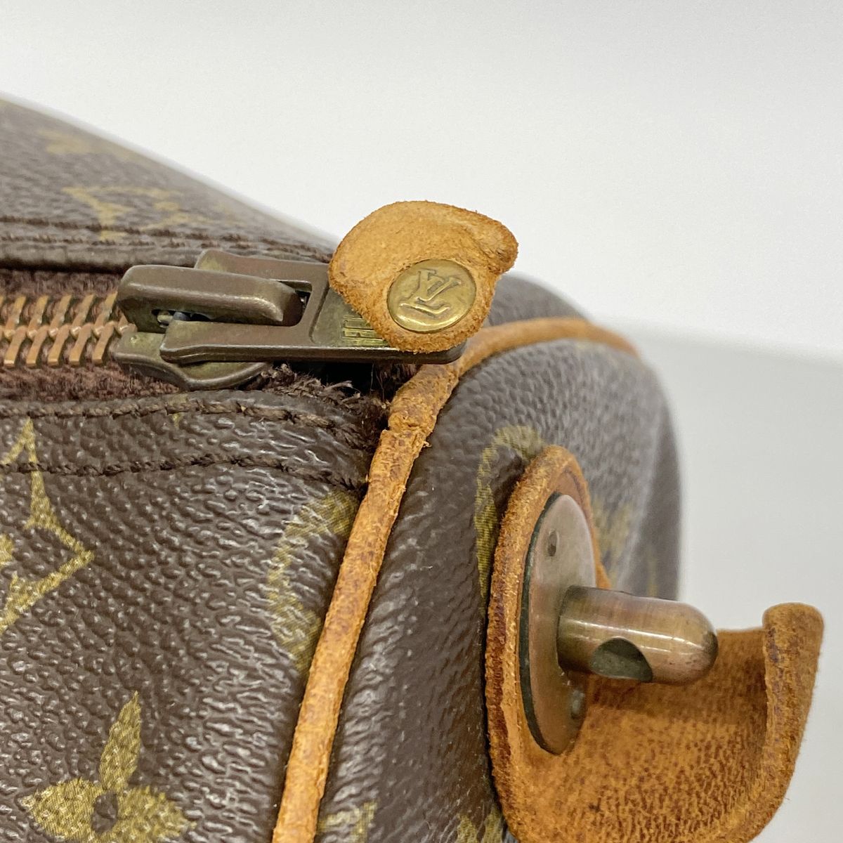 Louis Vuitton Boston Bag Monogram Keepall 45 Brown — view 6