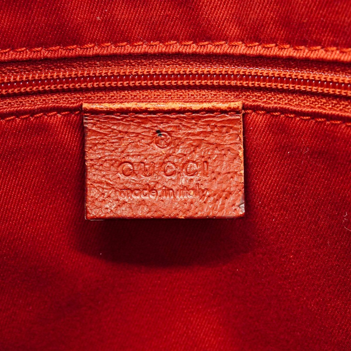 Gucci Tote Bag GG Canvas Red Silver — view 5