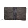 Hermes Wallet Herline Perth GM Nylon Gray Silver