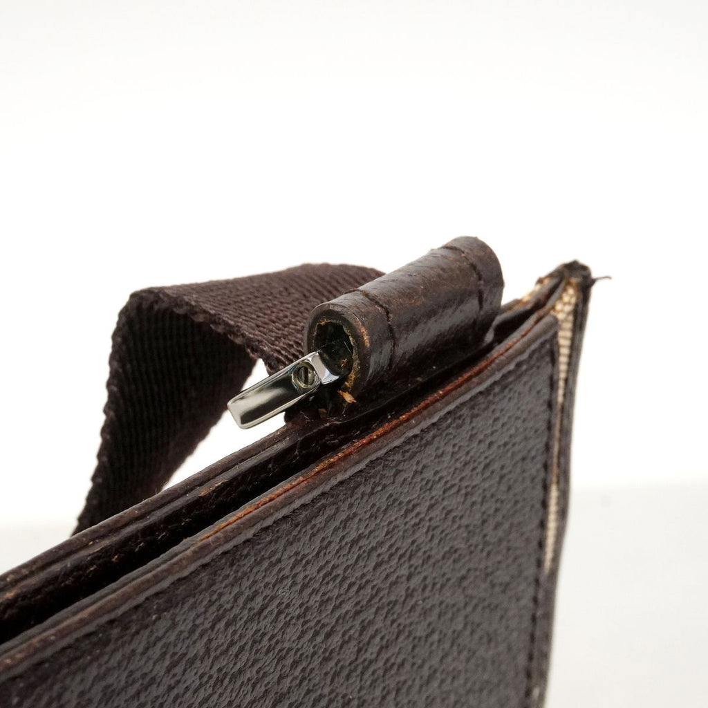 Gucci Shoulder Bag GG Canvas Beige Brown Silver — view 7