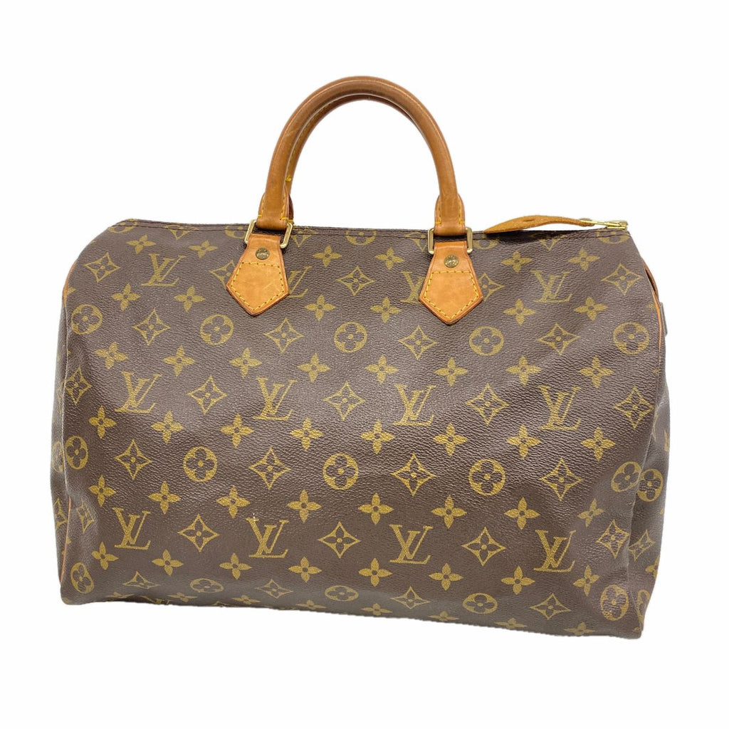 Louis Vuitton Handbag Monogram Speedy 35 Brown
