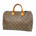 Louis Vuitton Handbag Monogram Speedy 35 Brown