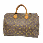 Louis Vuitton Handbag Monogram Speedy 35 Brown