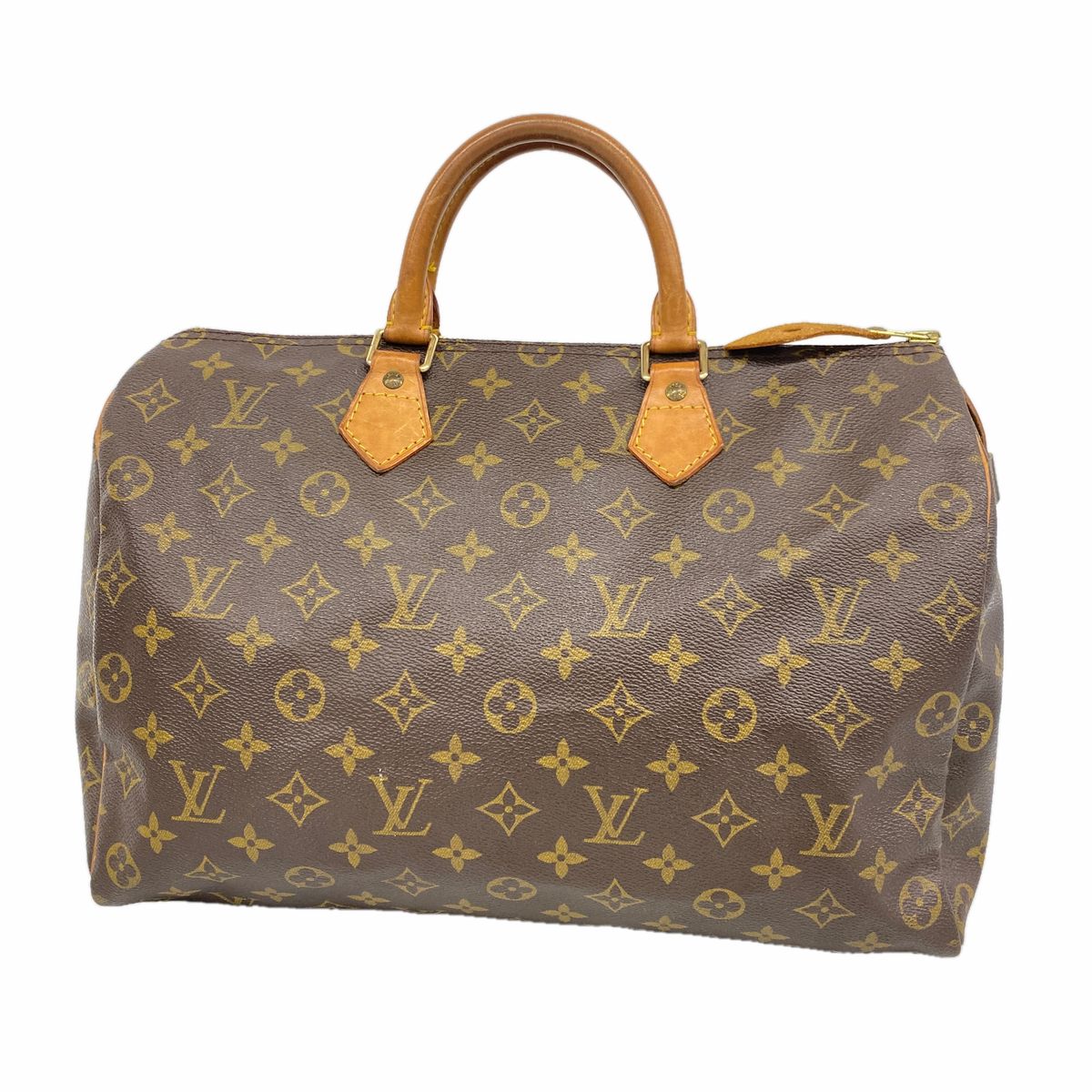 Louis Vuitton Handbag Monogram Speedy 35 Brown