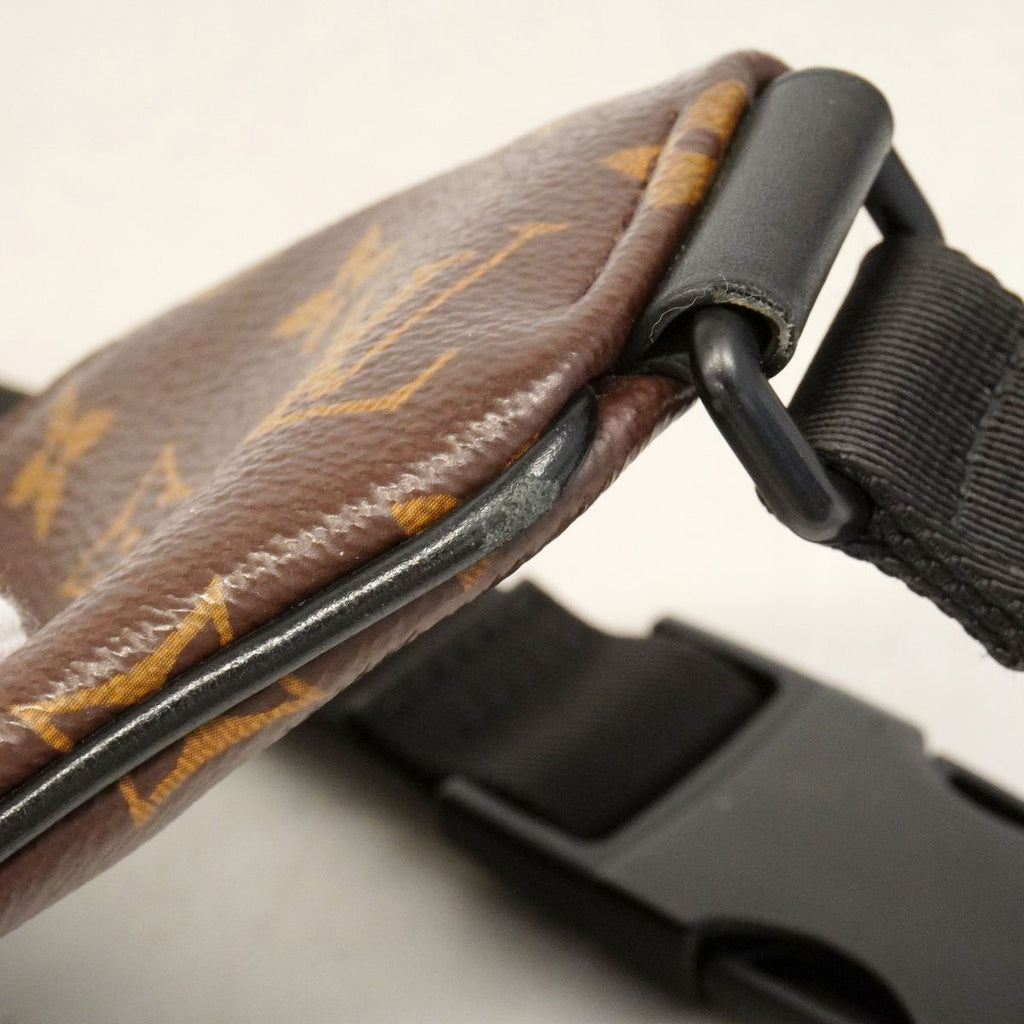 Louis Vuitton Belt Bag Monogram Macassar Christopher Brown Black — view 7