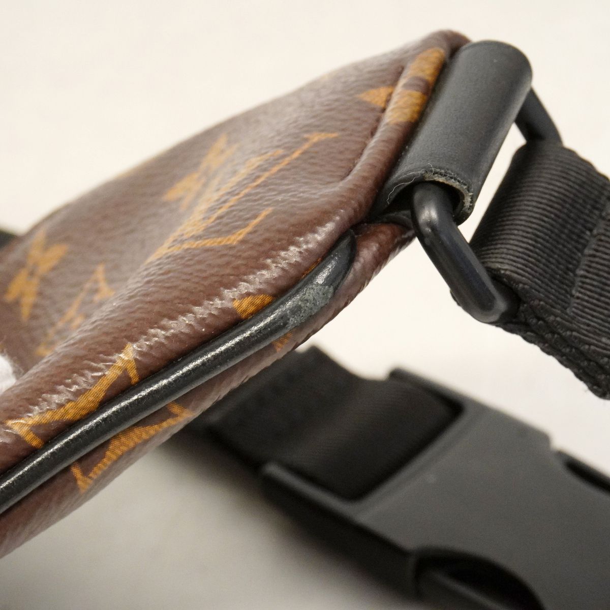Louis Vuitton Belt Bag Monogram Macassar Christopher Brown Black — view 7
