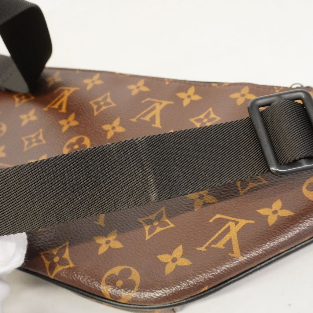 Louis Vuitton Belt Bag Monogram Macassar Christopher Brown Black — view 8